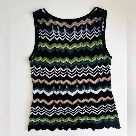Missoni Chevron Striped Knit Tank Size 40 US 10 - Picture 2 of 8